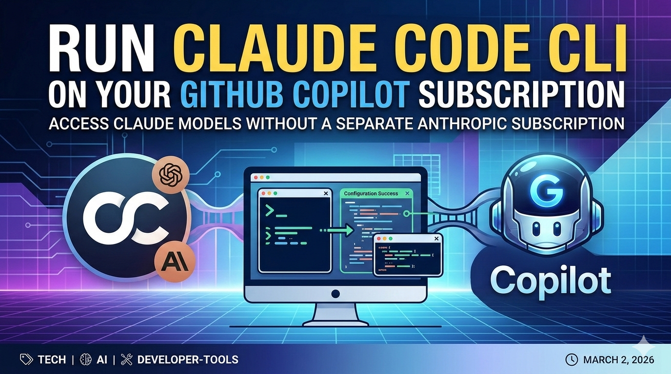 Claude Code CLI configured to use GitHub Copilot subscription for AI-powered development